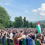 La manifestazione delle scuole pro Gaza di qualche settimana fa