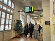 Luciana Littizzetto e Francesco Tresso all'anagrafe centrale di Torino