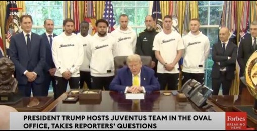 Le domande (imbarazzanti) di Trump ai giocatori della Juventus: &quot;Avete donne in squadra?&quot;