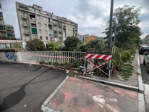 Le condizioni del trincerone ferroviario