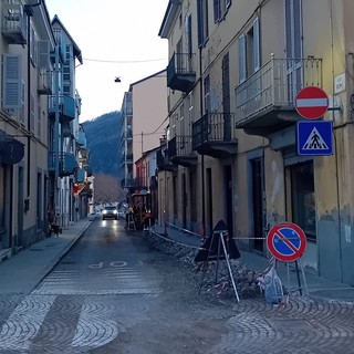 I lavori in via Roma