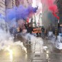 La protesta dei taxisti
