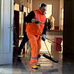 I locali allagati ieri mattina I locali allagati ieri mattina