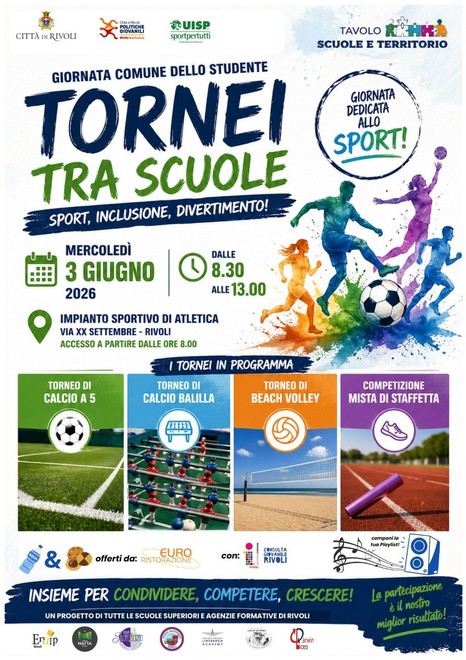 Tornano gli appuntamenti a Rivoli per gli studenti