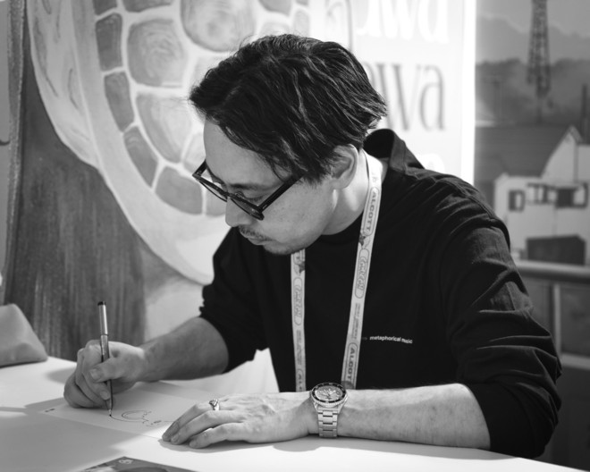 Umezawa Shun ospite a Torino (foto Andrea D'Isanto)