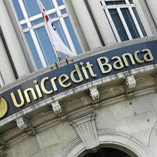 Immagine di archivio di una sede di Unicredit Banca
