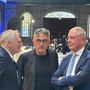 Il ministro Urso insieme al presidente Pammolli