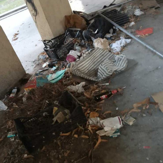Le condizioni del lavatoio del Villaggio Snia