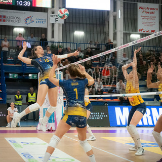 Un punto dell’andata tra Monviso e Conegliano (foto di Christian Bosio)