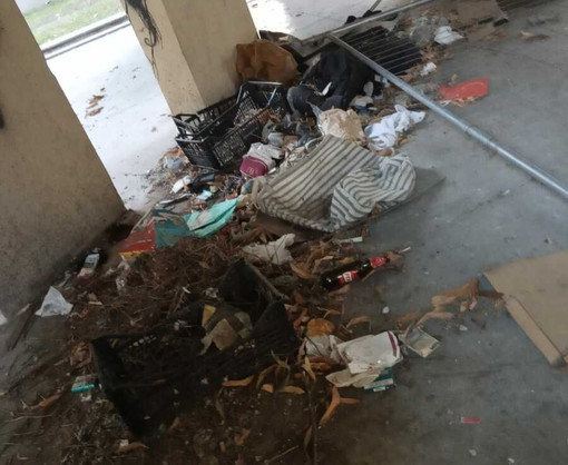 Le condizioni del lavatoio del Villaggio Snia
