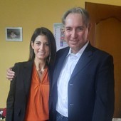 Fabrizio Schiavo con Virginia Raggi