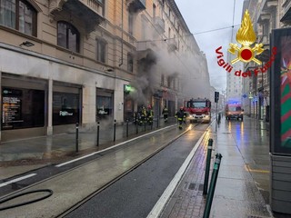 Incendio al Pam Local