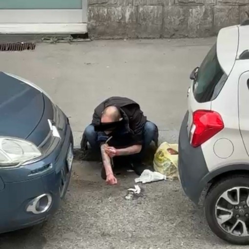 Un'immagine del video girato da un residente della zona Un'immagine del video girato da un residente della zona