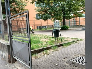 Le condizioni del giardino di via Gubbio Le condizioni del giardino di via Gubbio