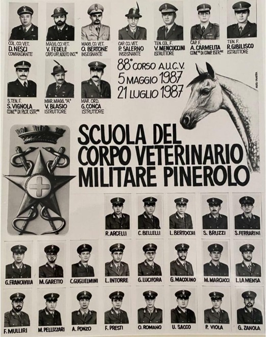 Da un incontro casuale a un raduno nazionale: a Pinerolo si ritrovano gli Allievi Ufficiali Veterinari dell’88° corso