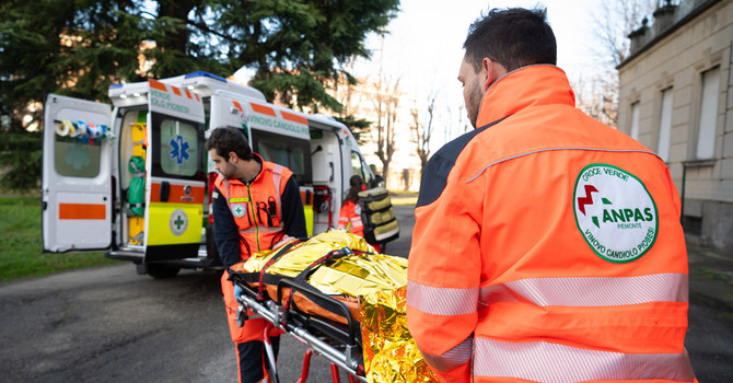 I volontari Anpas del soccorso sanitario