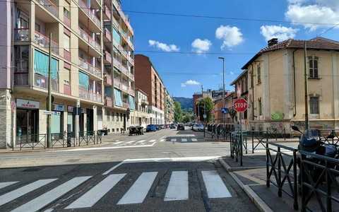 Una immagine di via Ricasoli
