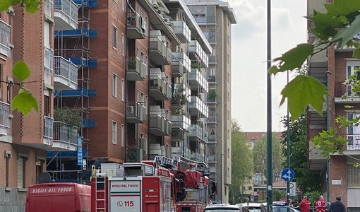 Vigili del fuoco in via Acciarini