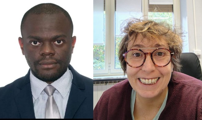 Da sinistra, Dongmo e Tarallo