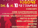 La festa patronale vigonese si svolgerà dal 6 al 10 settembre