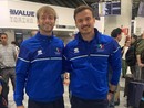 Alberto Ughetto e Andrea Dell'Anno con la tuta della nazionale