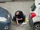 Un'immagine del video girato da un residente della zona