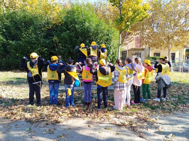 Una giornata di Puliamo il mondo, con i bambini
