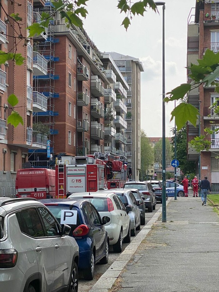 Vigili del fuoco in via Acciarini