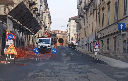 Cantieri in via Noé