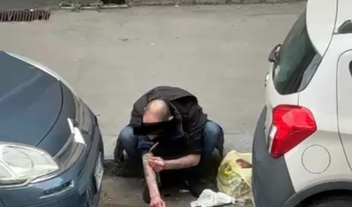 Un'immagine del video girato da un residente della zona