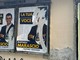 Il raid contro i manifesti