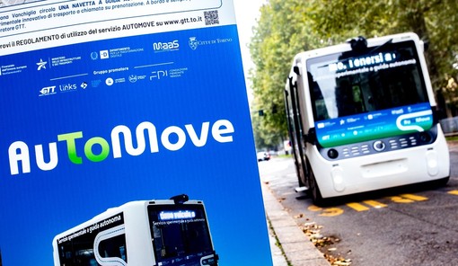 Viaggio sulla navetta a guida autonoma