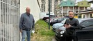 Le condizioni dell'interno 15 di via Pinchia, in foto Angelino (a sinistra) e Bartolo