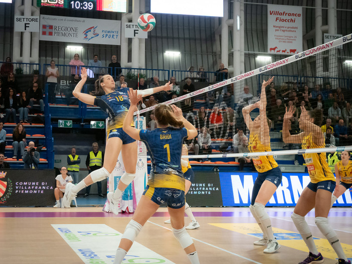 Un punto dell’andata tra Monviso e Conegliano (foto di Christian Bosio)