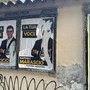 Il raid contro i manifesti