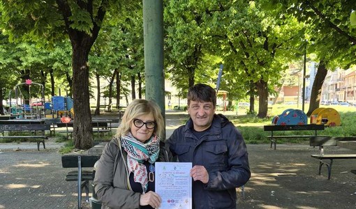 Maria Antonietta Floscio, presidente dell’associazione Socrate’ Aps, e Valentino Troisi Maria Antonietta Floscio, presidente dell’associazione Socrate’ Aps, e Valentino Troisi