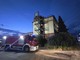 Volpiano, incendio nell'hotel dimesso di via Brandizzo