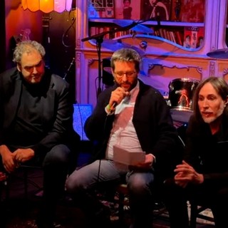 Un momento della presentazione al Germi di Milano