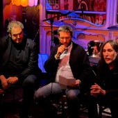 Un momento della presentazione al Germi di Milano