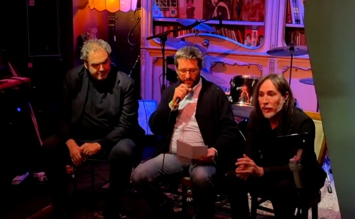 Un momento della presentazione al Germi di Milano