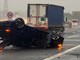 Auto si ribalta all'altezza di Stupinigi: traffico in tilt in tangenziale sud
