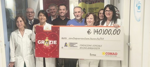 Raccolti 400 mila euro da Forma e 140 mila euro da Conad Nordovest