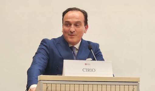 Il presidente della Regione Piemonte Alberto Cirio