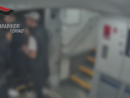 Un fotogramma dell'aggressione sul treno Torino-Bardonecchia Un fotogramma dell'aggressione sul treno Torino-Bardonecchia