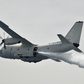 Utilizzo anti incendio per il C-27J della Leonardo