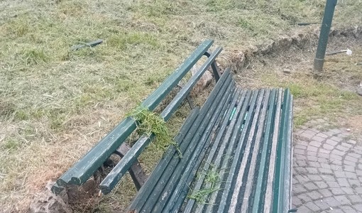 Raid vandalico ai giardini Don Giussani, ripristino delle panchine entro fine giugno Raid vandalico ai giardini Don Giussani, ripristino delle panchine entro fine giugno