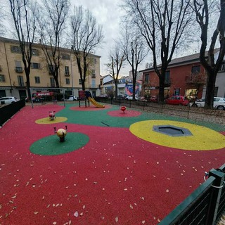 L'area giochi di piazza Moncenisio