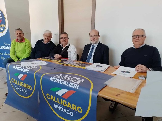 Moncalieri, Arturo Calligaro e l'Altra Destra terzo incomodo tra Mauro e Fontana