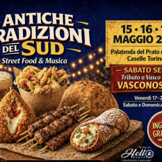 Caselle Torinese vi aspetta con lo Street food e la Musica di “Antiche Tradizioni del Sud”