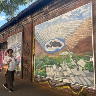 Arte in transito lungo via Sacchi